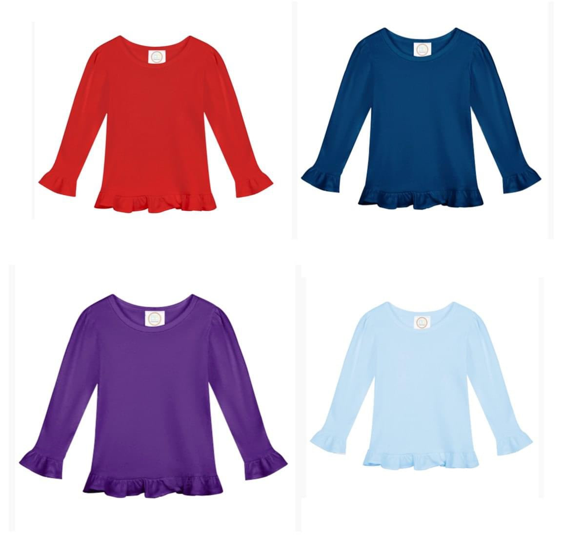 Embroidered Ruffle Sleeve