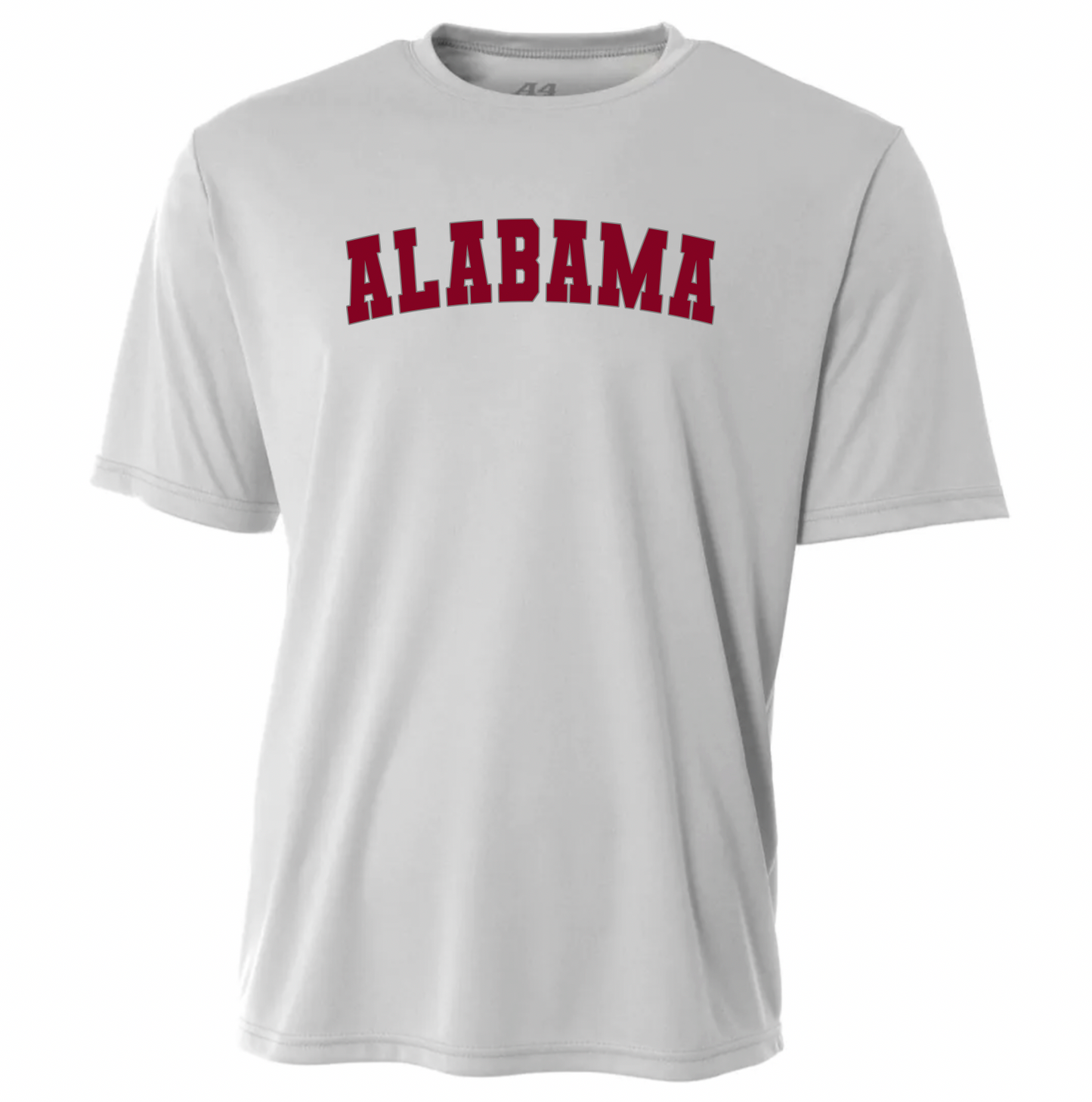 ALABAMA block Curve Design - silver A4 - youth & adult