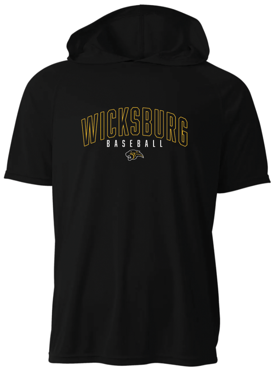 Your Team Curve Design with Logo - Short or Long Sleeve A4 Hoodie
