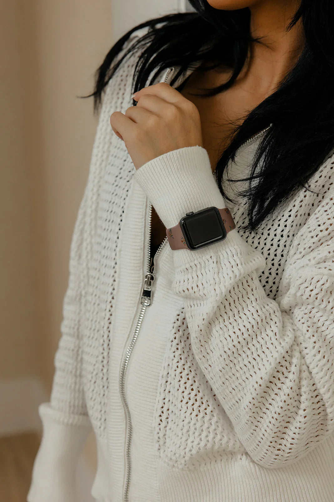 Mauve Meadow Watch Band