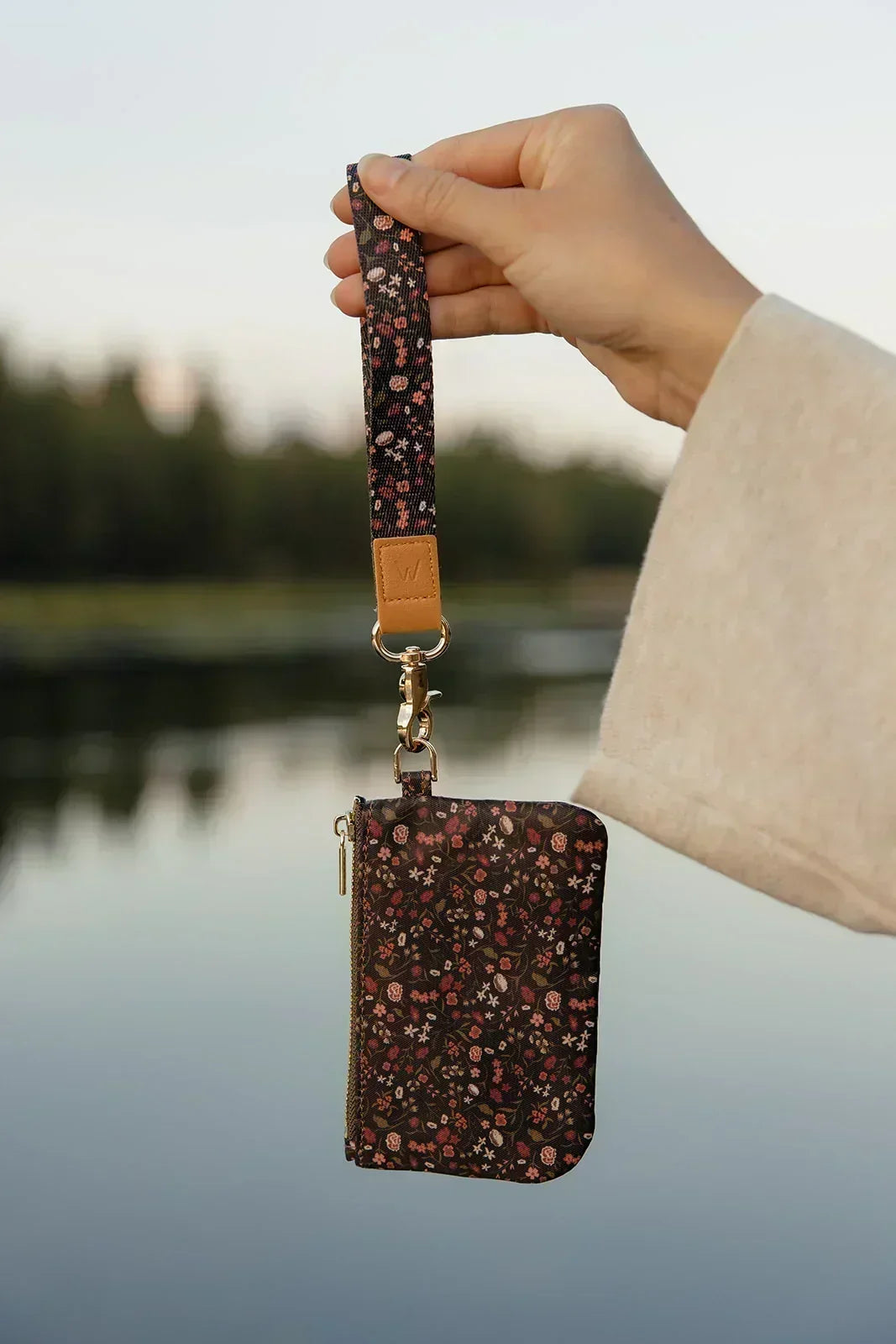 Twilight Blossom Zipper Pouch
