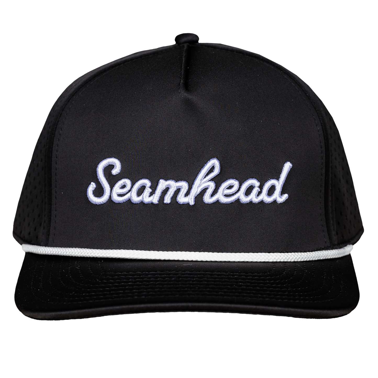 Seamhead Rope Snapback Hat (Black)
