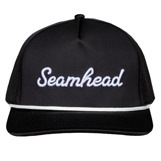 Seamhead Rope Snapback Hat (Black)