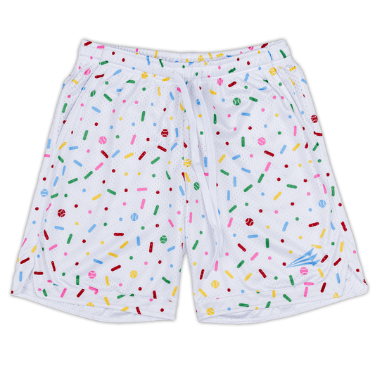 Sprinkles and Seams Mesh Lifestyle Baseball Shorts