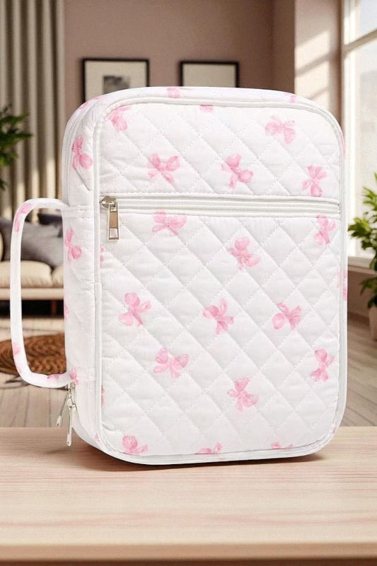 SC - ETA 9/2 - Elise Pink Bow Bible Cover