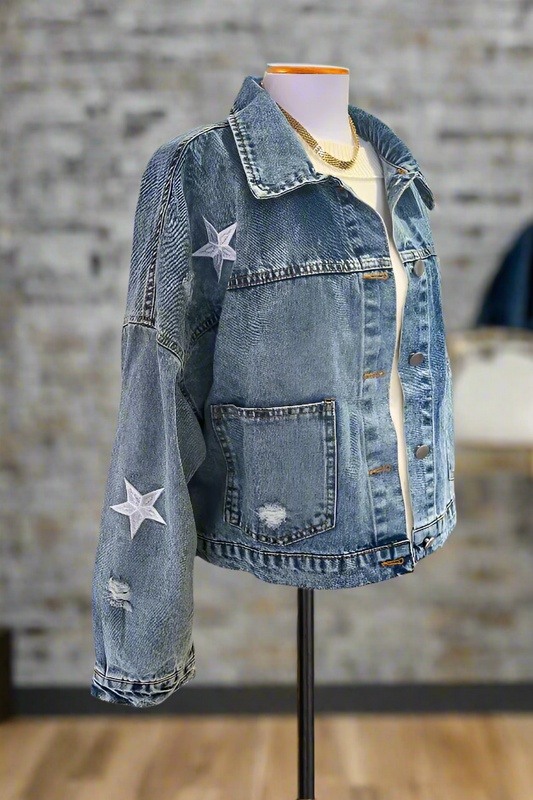 SC - Stella Medium Wash Denim Jacket