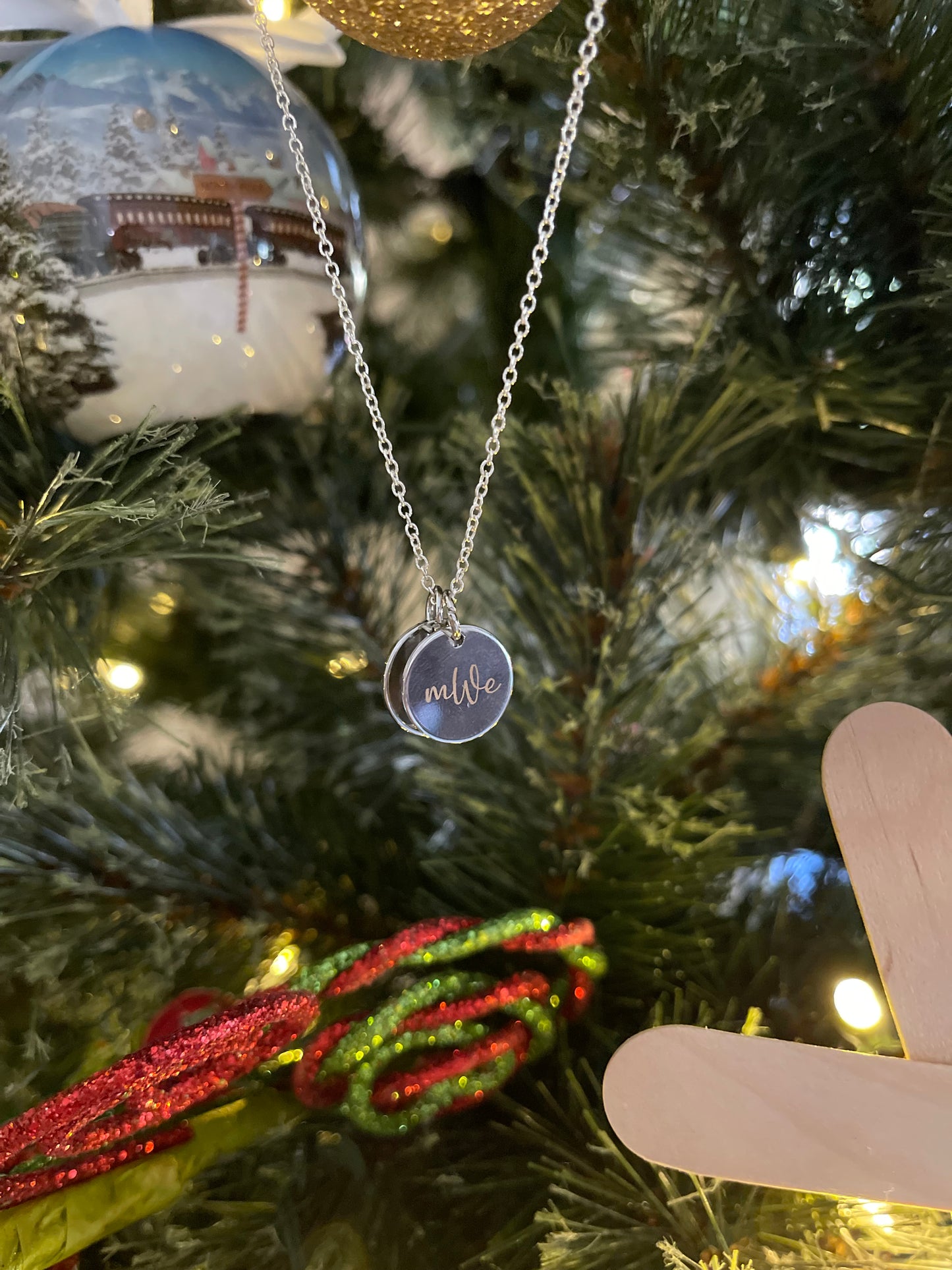 Laser Engraved Necklace