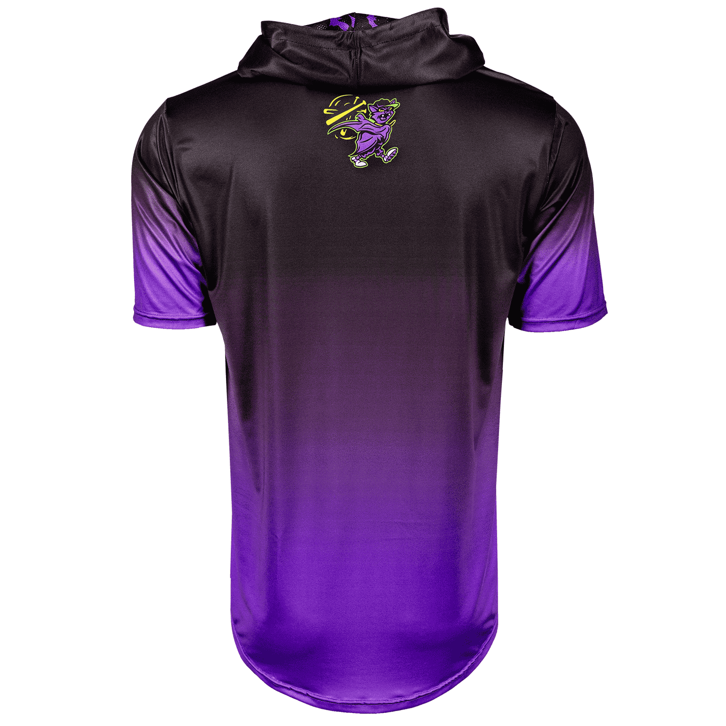 Bat Flips Baseball HyperMAX Short Sleeve Hoodie NEON