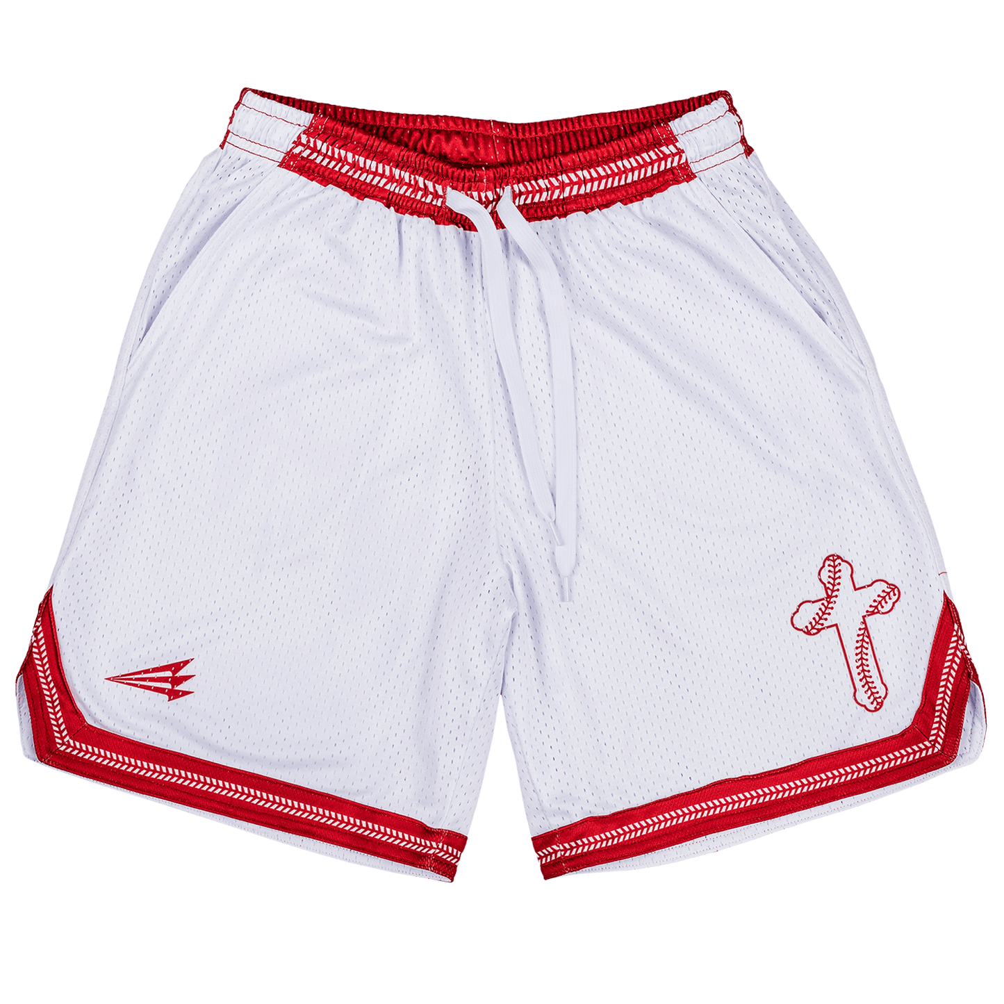 Baseball Seam Cross Lifestyle Baseball Mesh Shorts