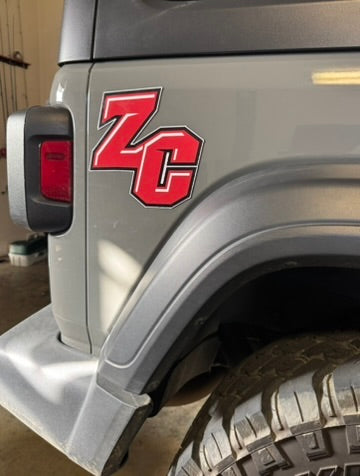 Zion Chapel "ZC" Car Magnet