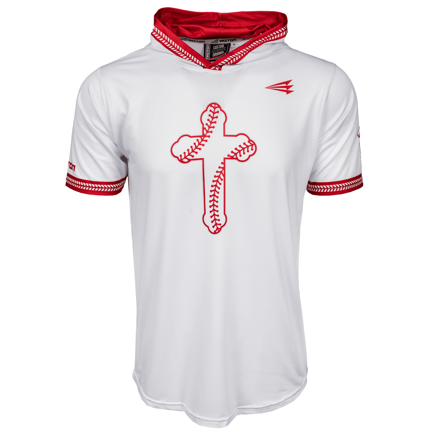 Baseball Seam Cross HyperMAX Short Sleeve Hoodie