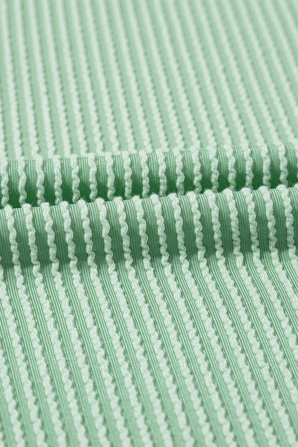 Blossom Corded Crew Neck Puff Sleeve Mini Dress