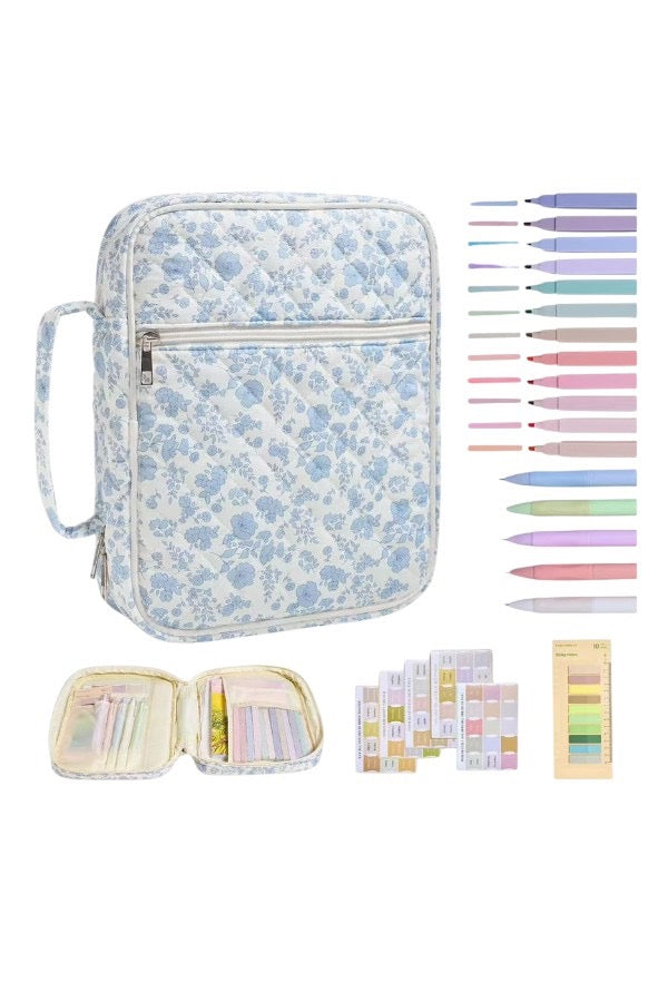 SC - ETA 9/2 - Lyla Blue Floral Bible Cover