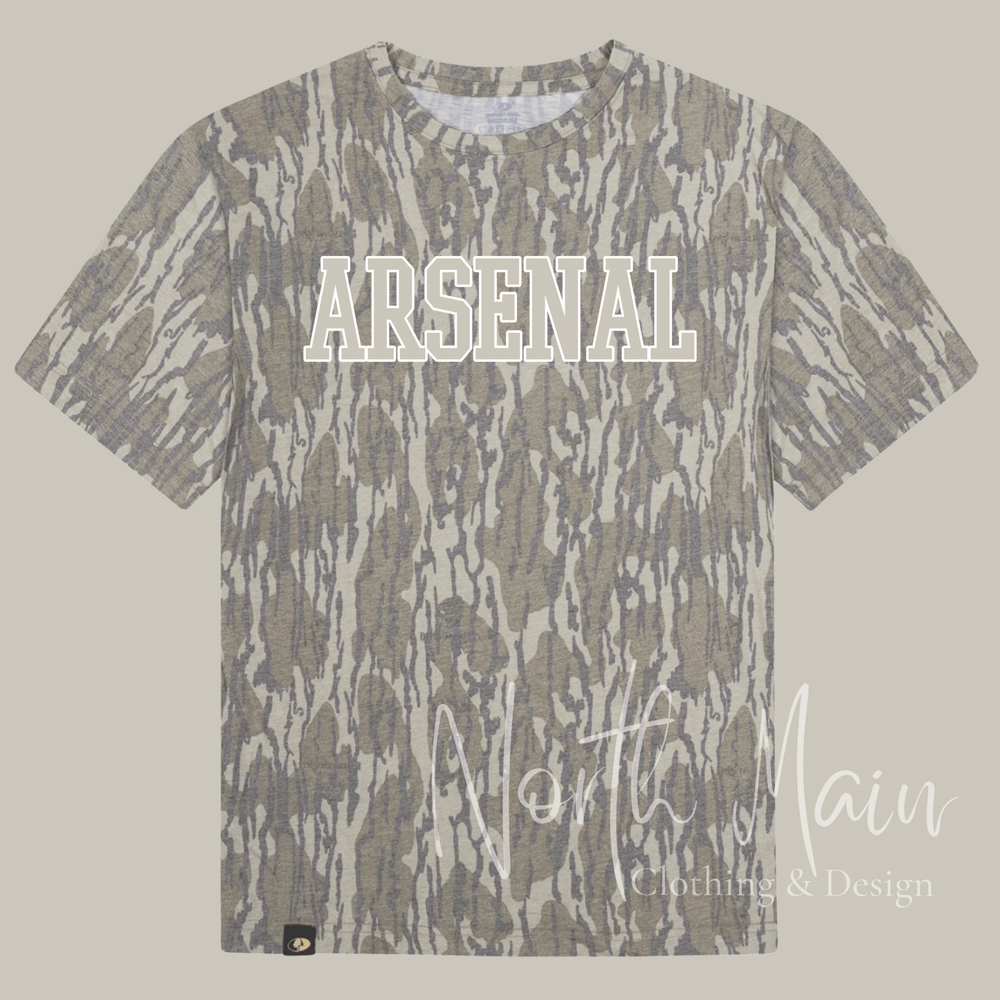Wash out Camo Short Sleeve Tee