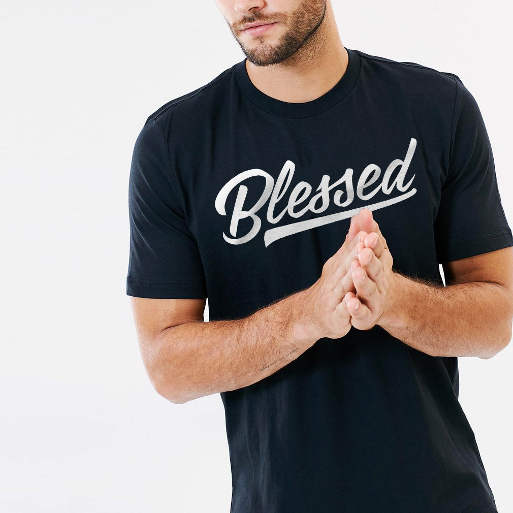 Blessed Script Calligraphy T-Shirt