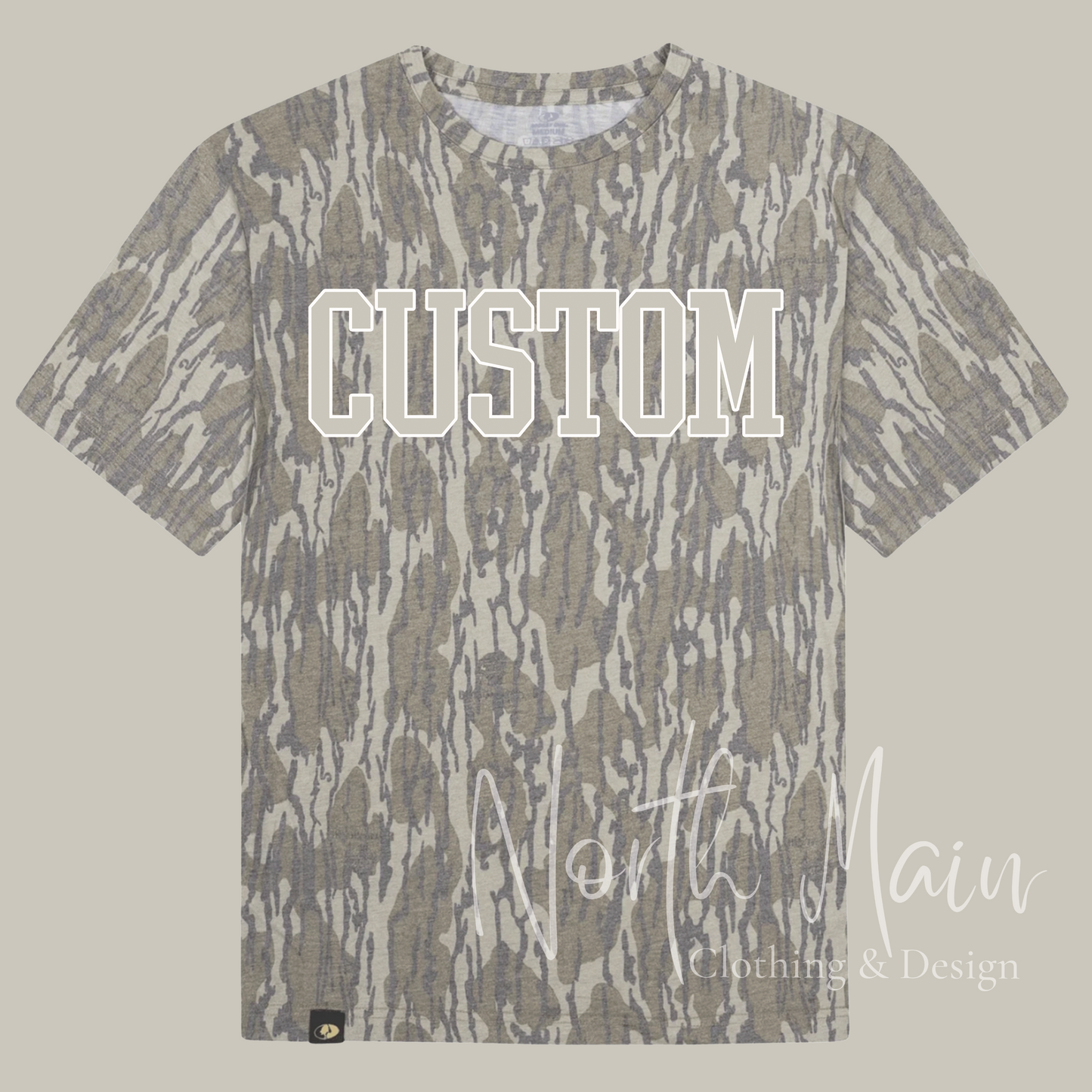 Wash out Camo Short Sleeve Tee