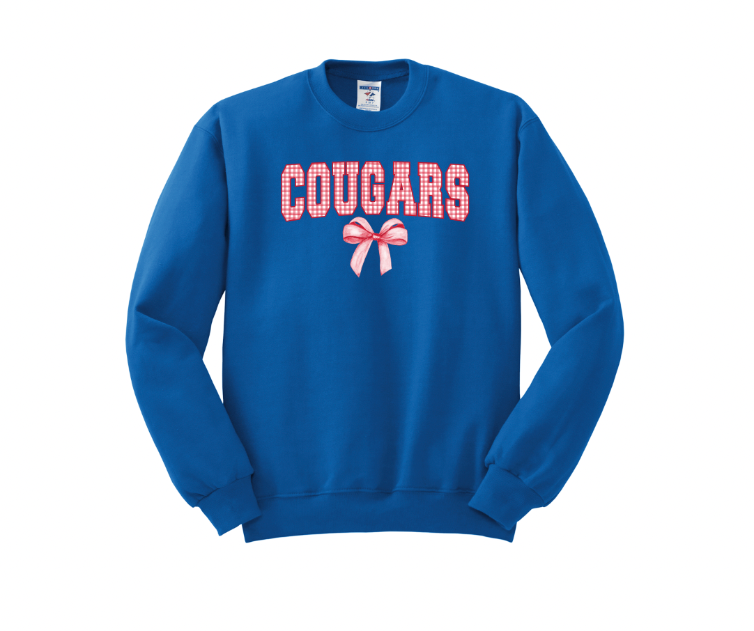 Gingham Coquette Mascot Sweatshirts - Adult 🎀