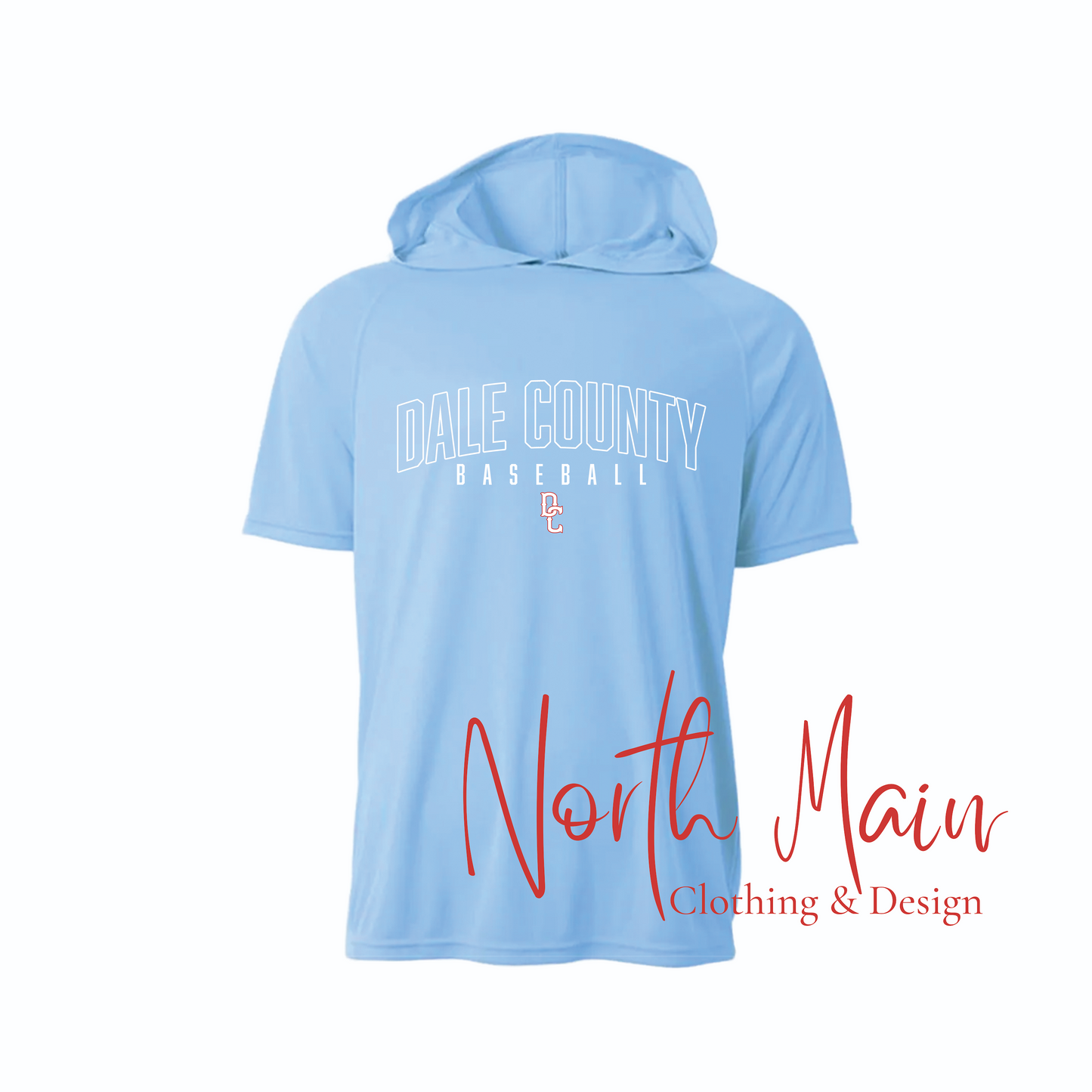 Your Team Curve Design with Logo - Short or Long Sleeve A4 Hoodie