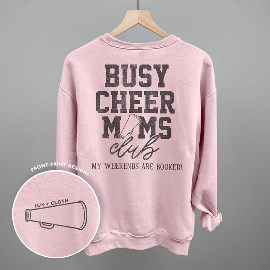 Busy Cheer Moms Club (Back Print)