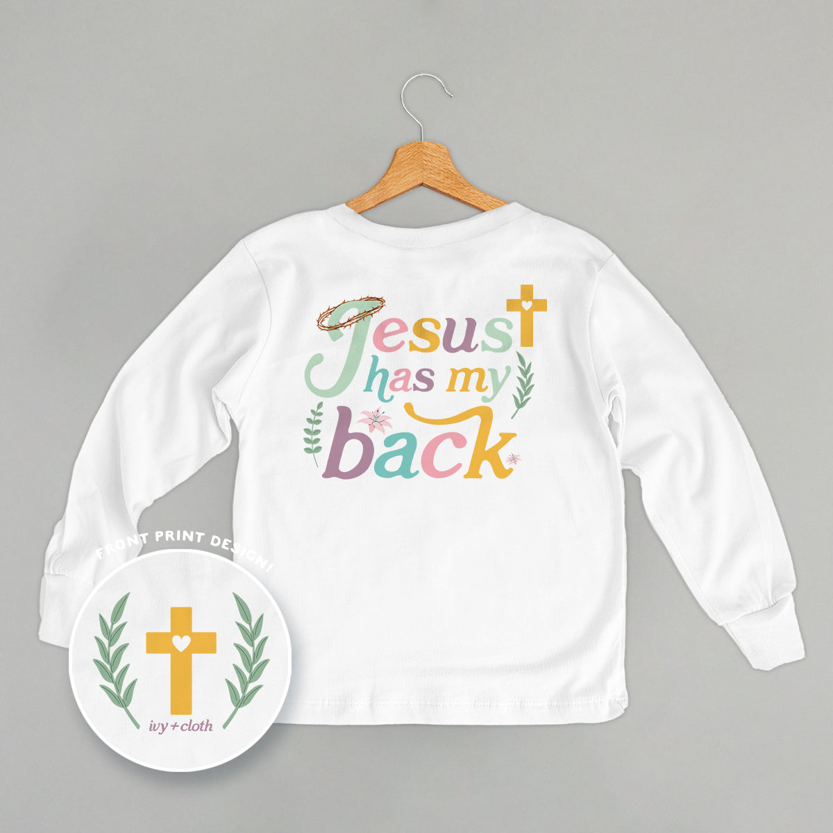Jesus Has My Back (Kids Back Print)