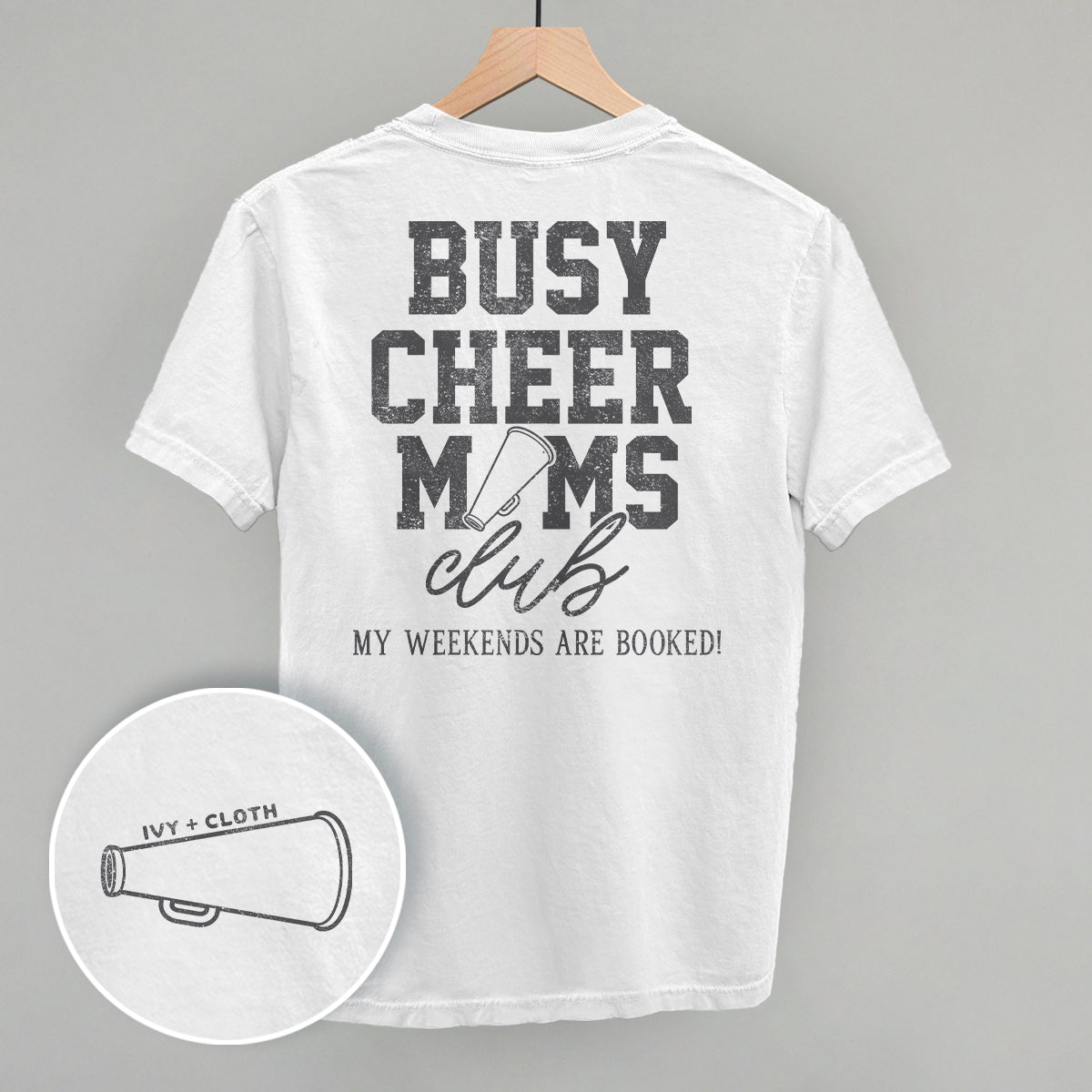 Busy Cheer Moms Club (Back Print)