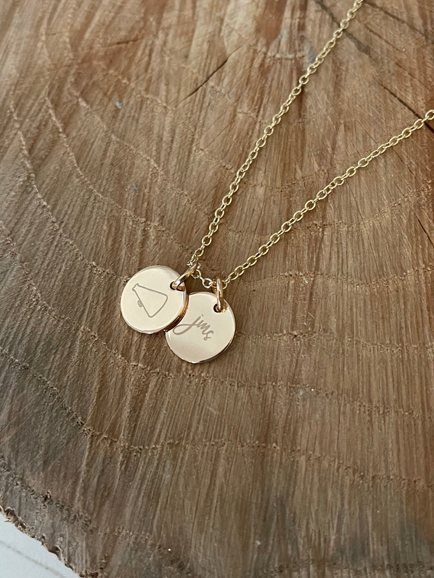 Laser Engraved Necklace