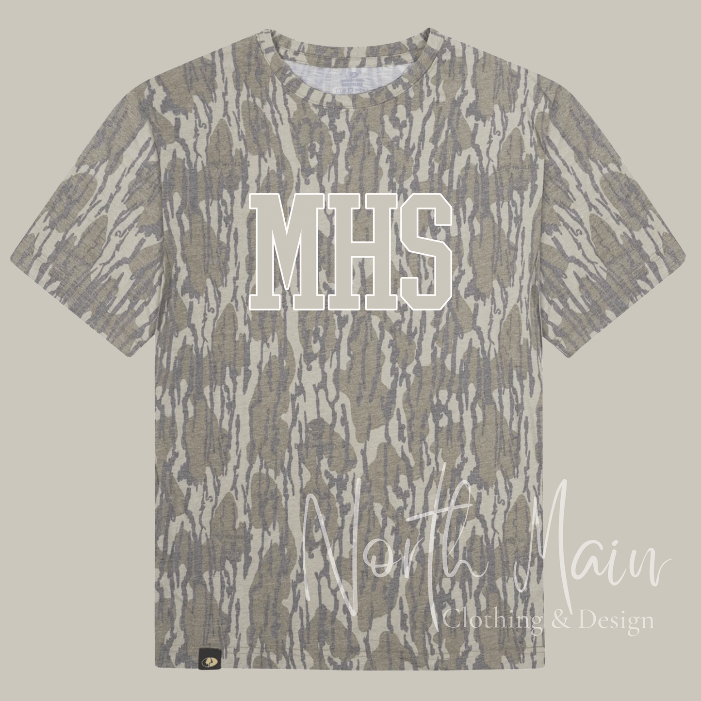 Wash out Camo Short Sleeve Tee