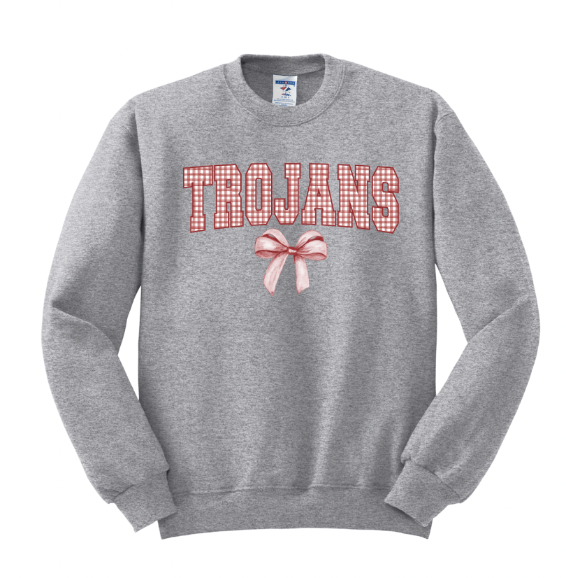 Gingham Coquette Mascot Sweatshirts - Adult 🎀