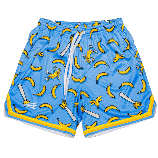 Nukes 'N Naners Bananas Mesh Lifestyle Baseball Shorts