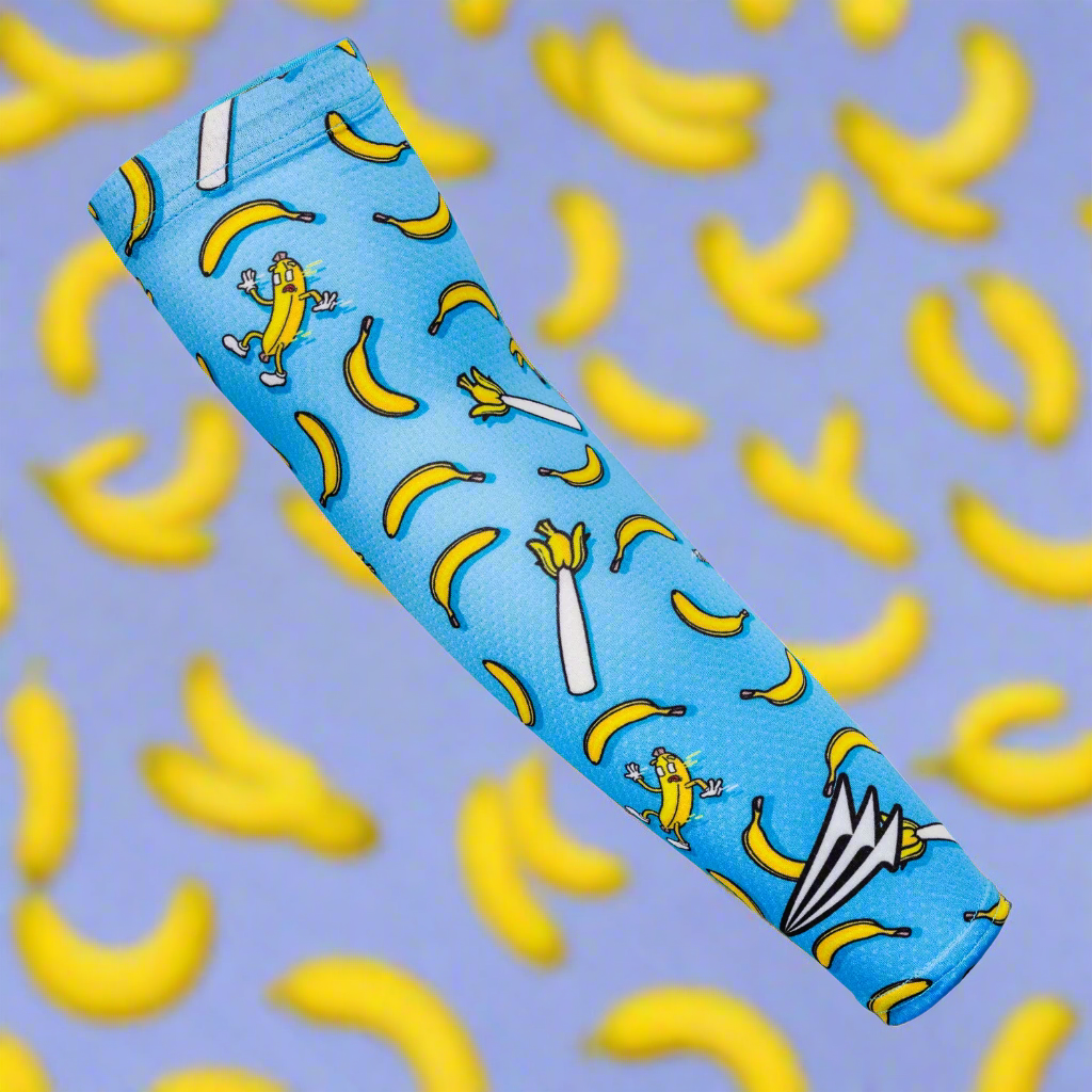 Nukes 'N Naners Bananas Baseball HyperDri Performance Compression Sleeve