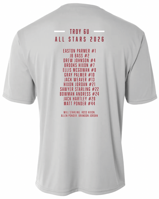 Troy 6U All Stars Baseball (Roster) *Order closes 5/18