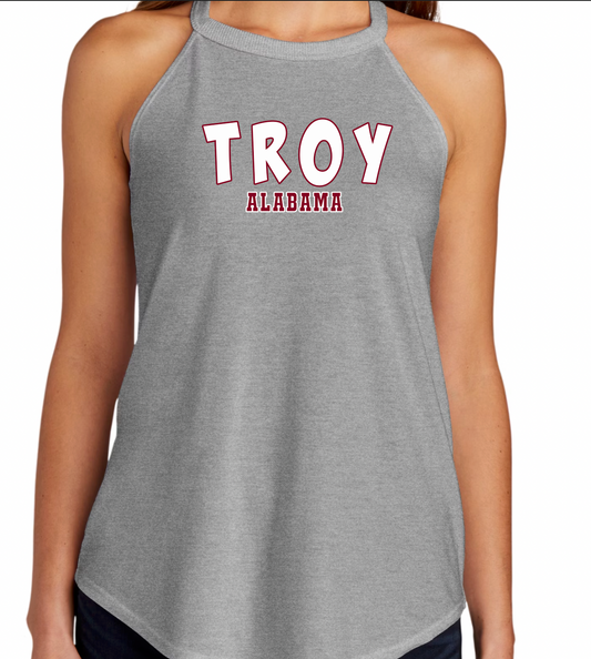 Troy Alabama - district made women's perfect tri-rocker tank - dt137l