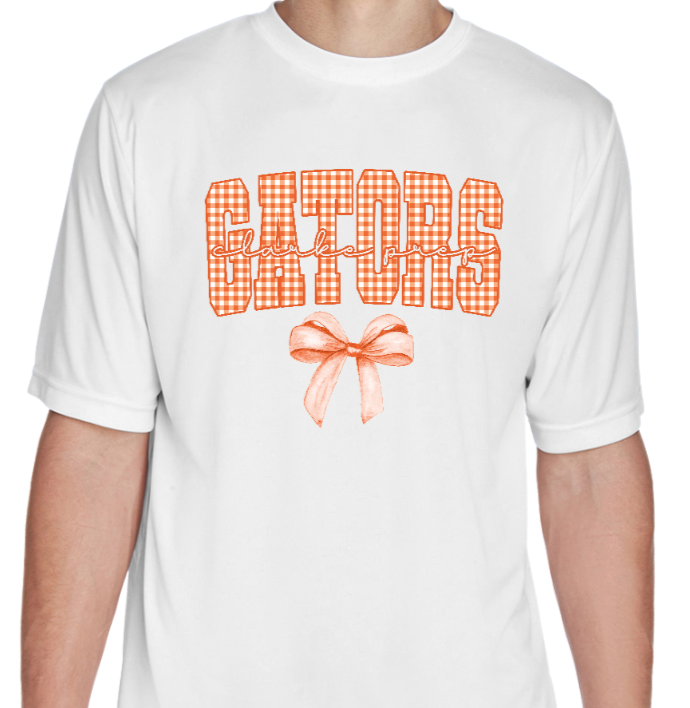 Clarke Prep Gators Coquette Bow Tshirt 🎀 Youth & Adult Sizes