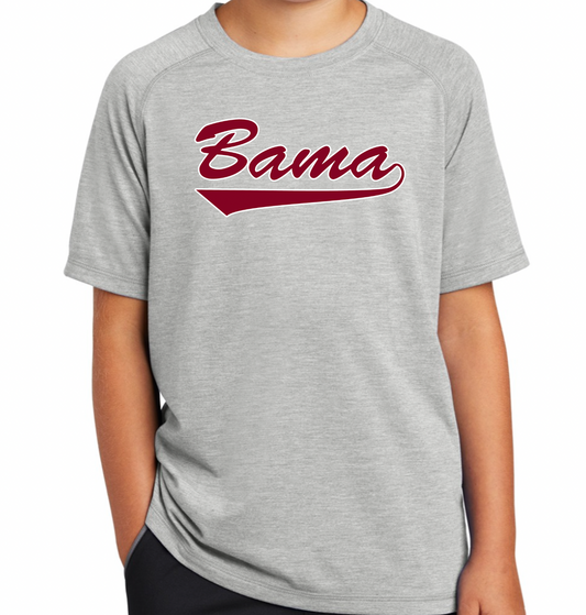 Bama Script - Posi-Charge Raglan Tee (youth & adult) ST400