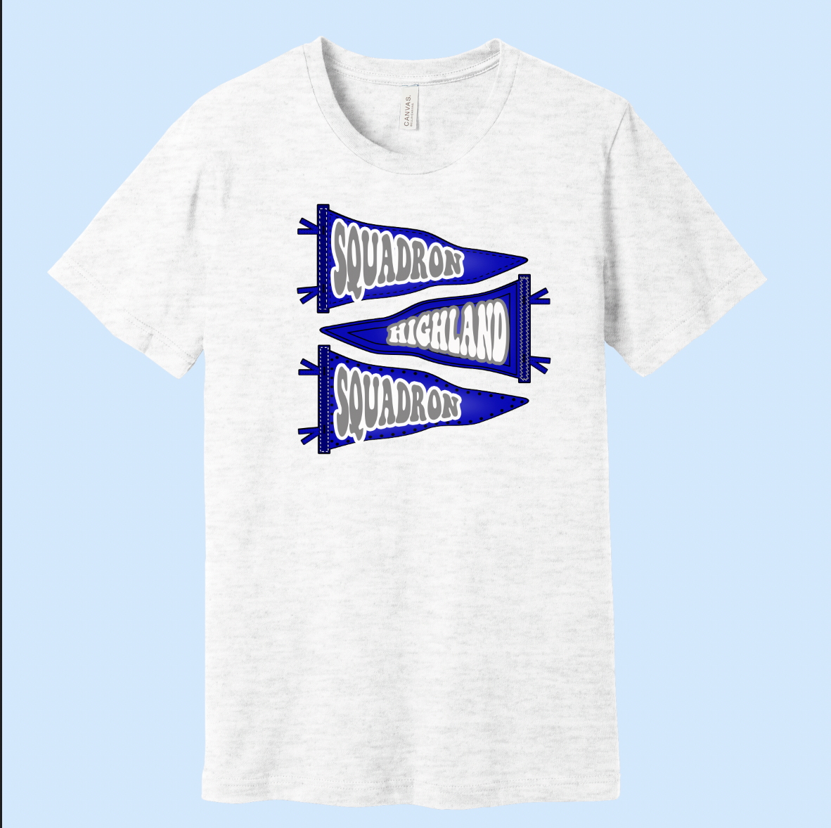 Team Pennant Bella Tshirt - Adult
