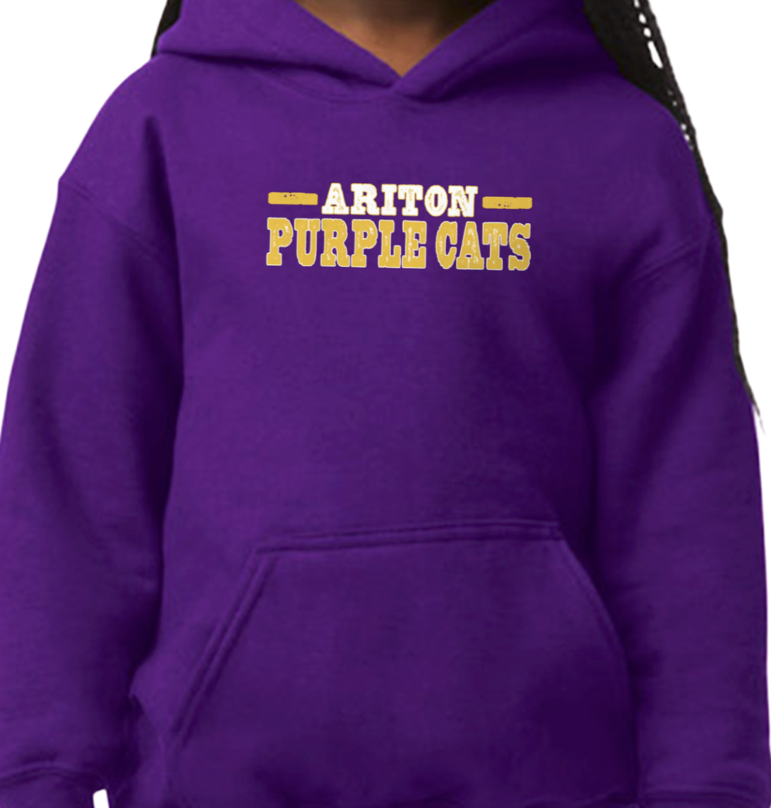 Ariton Purple Cats Hoodie