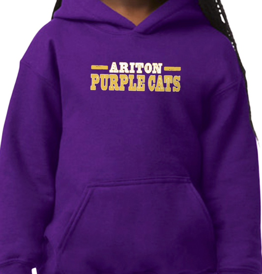 Ariton Purple Cats Hoodie