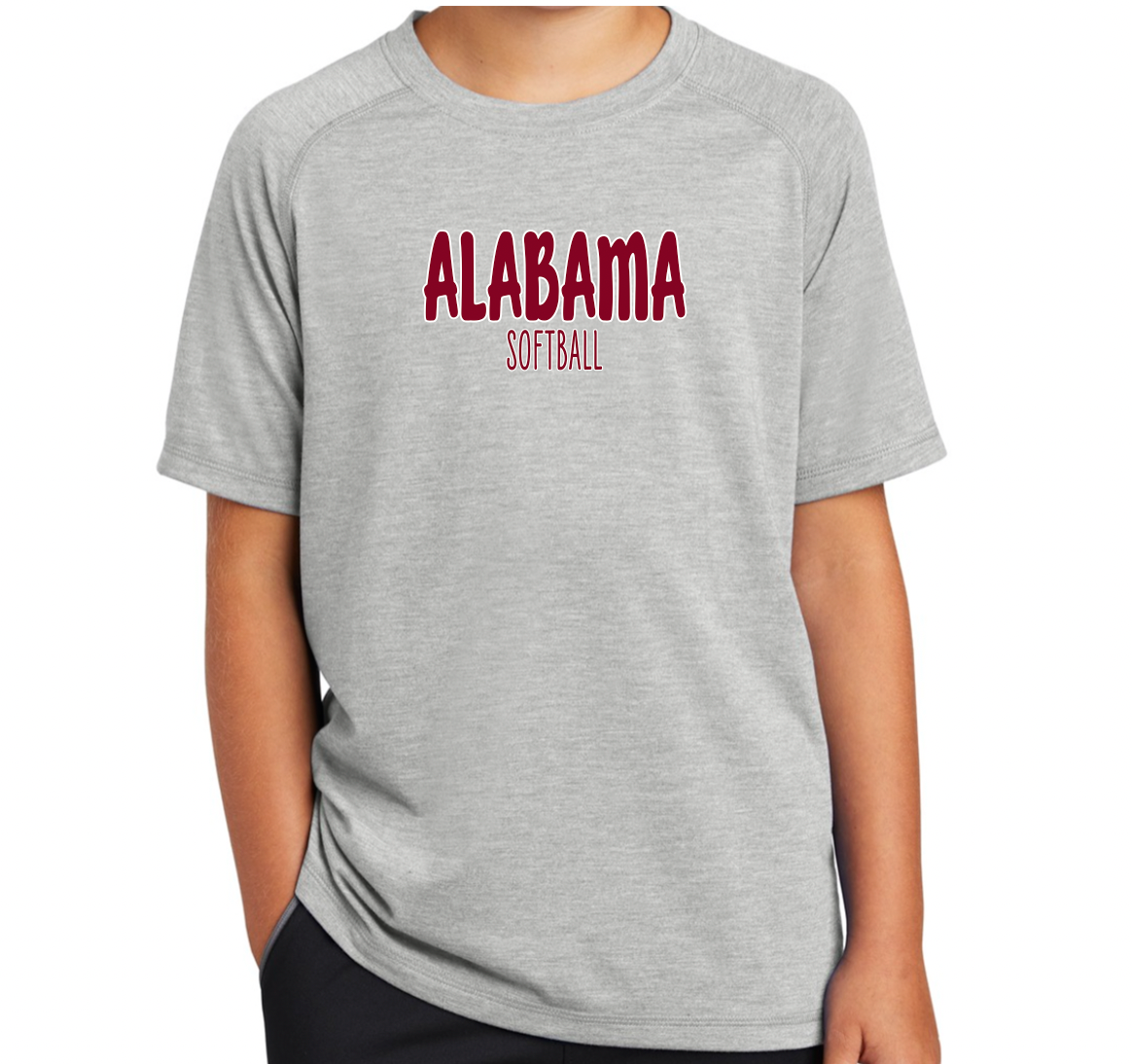 Alabama Softball - Posi-Charge Raglan Tee (youth & adult) ST400