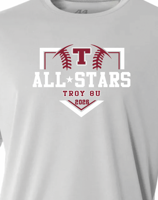 Troy 2026 8U All Stars Baseball *Order closes 5/18