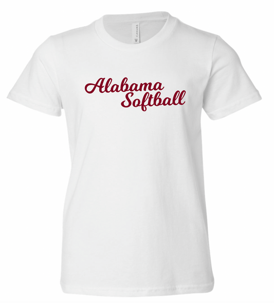 Alabama Softball script - Bella Canvas youth & adult