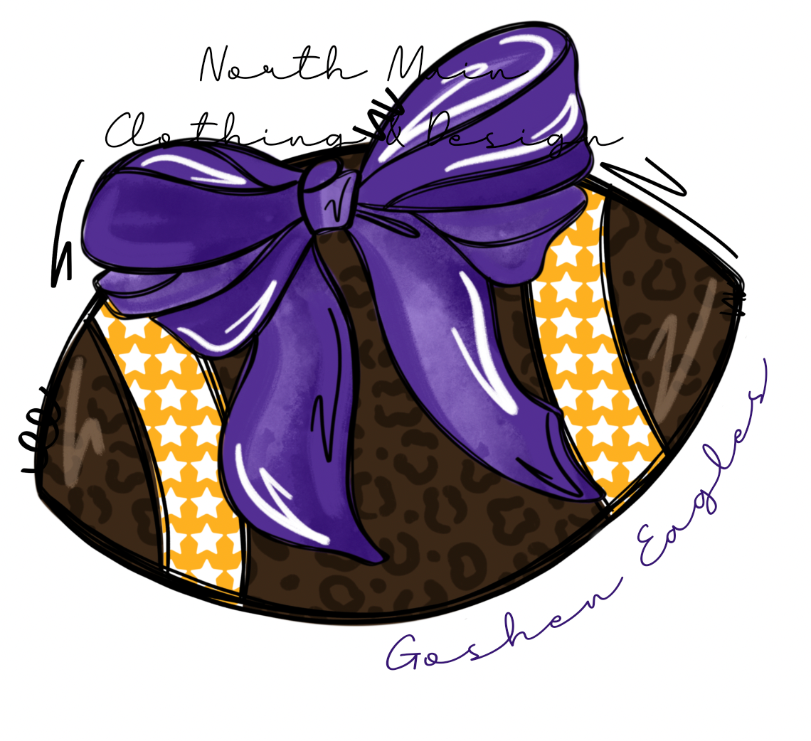 🎀 🏈 Football Bow Mascot - Adult