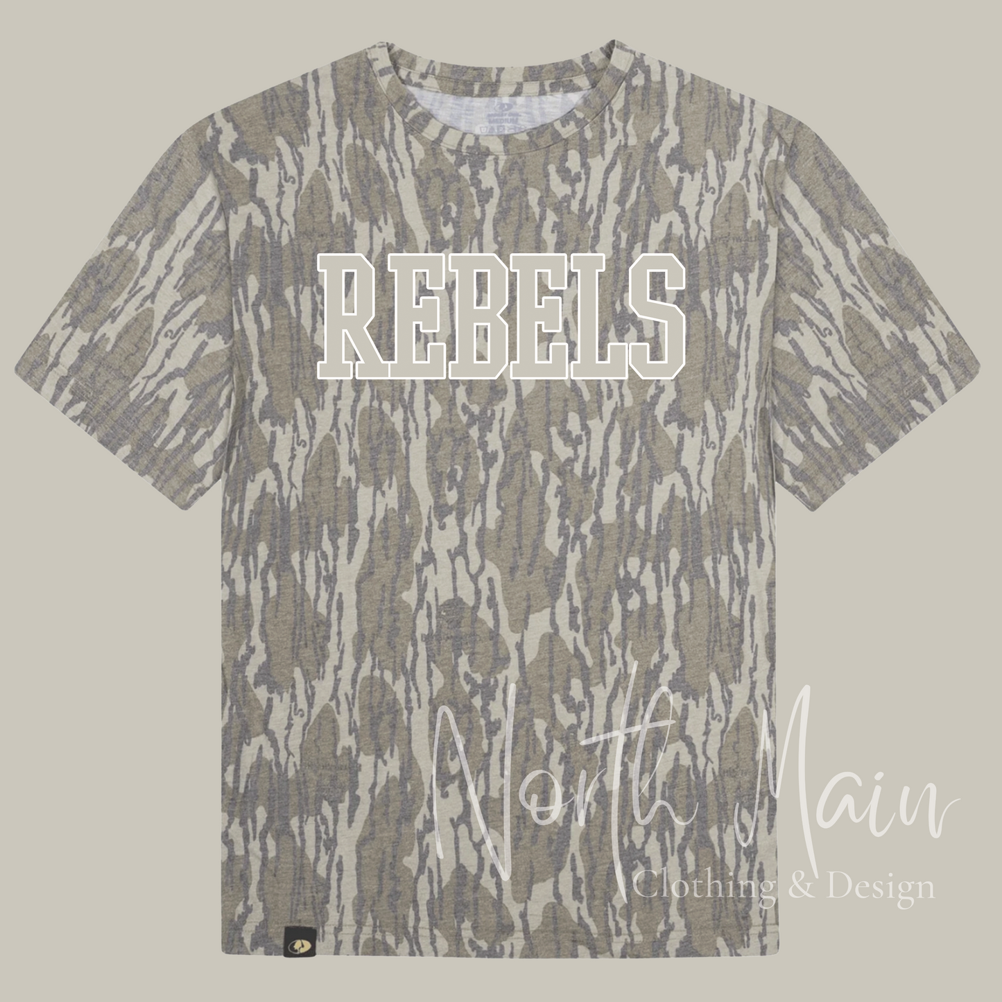 Wash out Camo Short Sleeve Tee