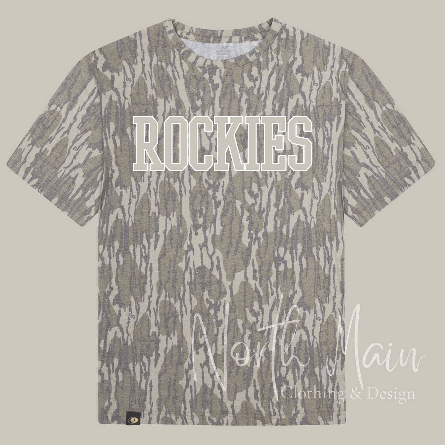 Wash out Camo Short Sleeve Tee