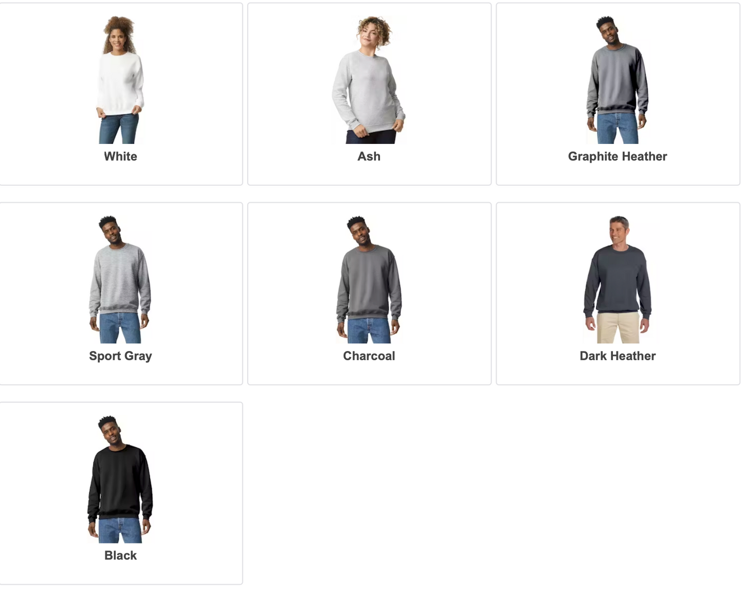 Collar Embroidered Sweatshirt - Adult