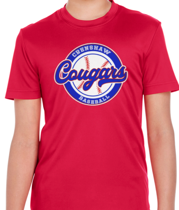 Crenshaw Christian Academy Cougars Youth Dri-Fit - Custom Designs