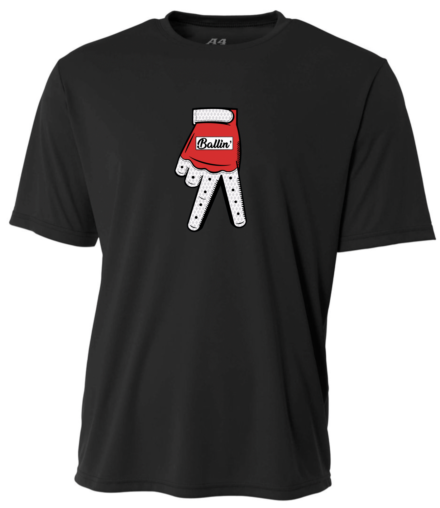 Ballin' Short Sleeve Performance Tshirt (no hood)