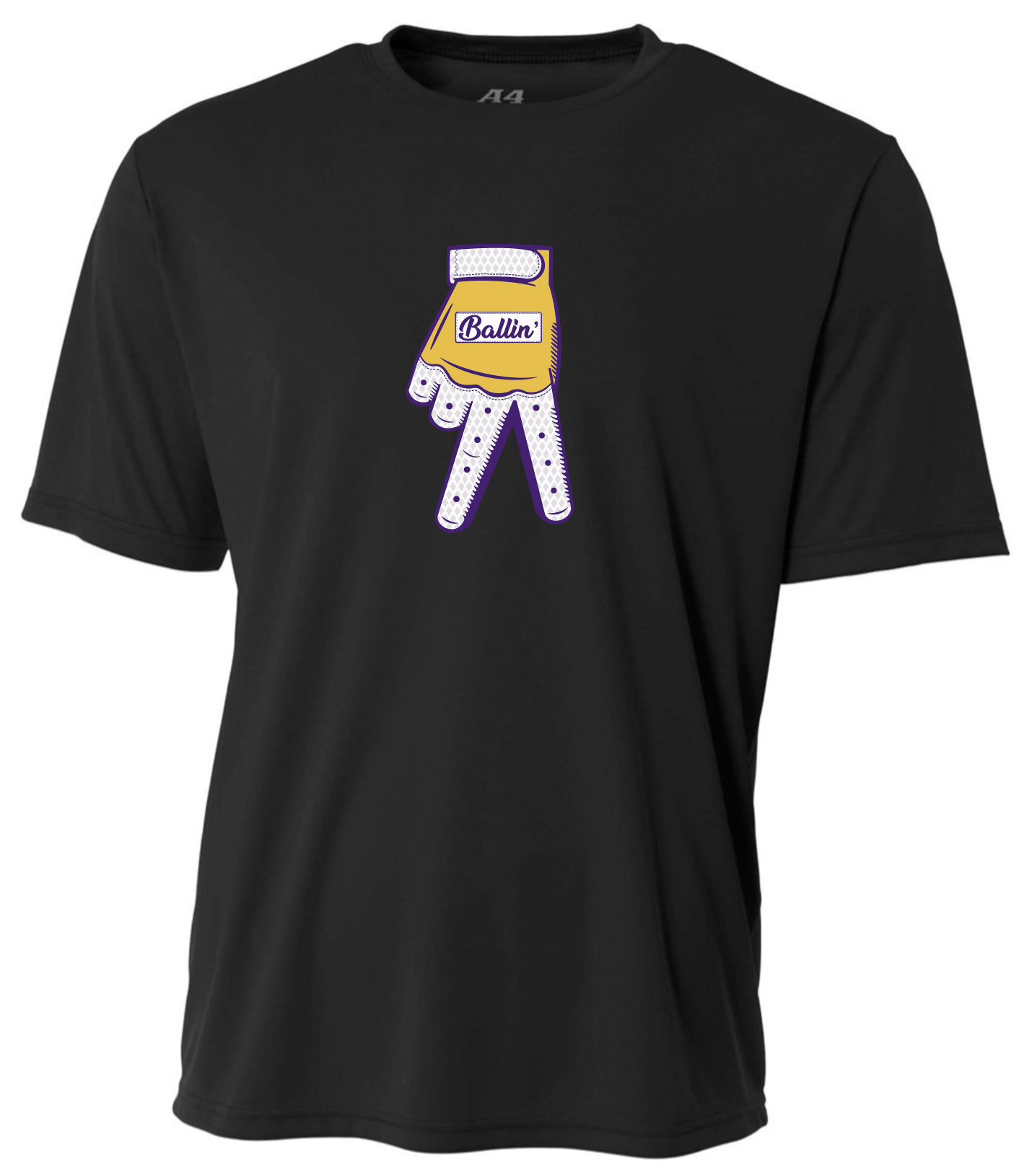Ballin' Short Sleeve Performance Tshirt (no hood)