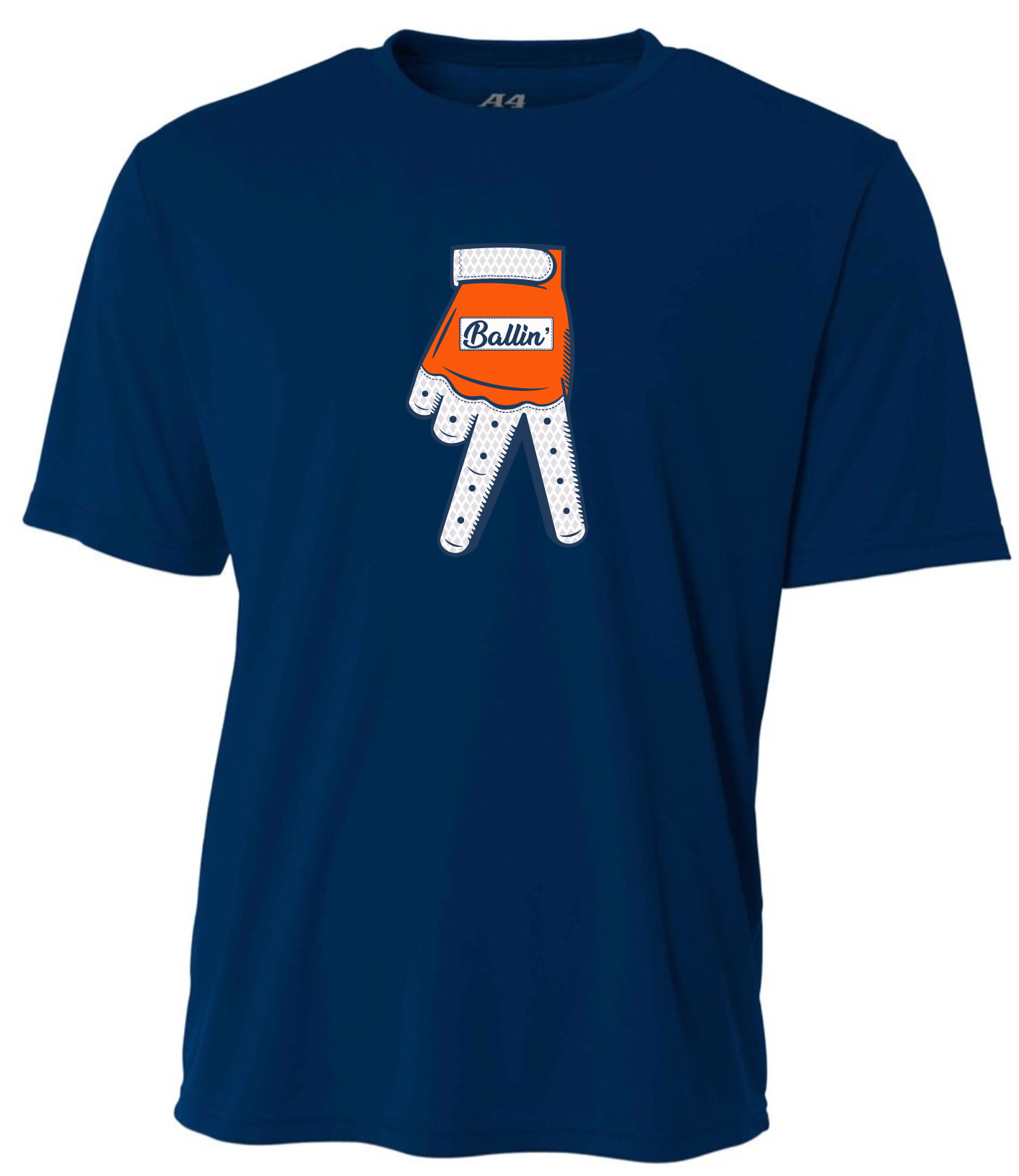 Ballin' Short Sleeve Performance Tshirt (no hood)