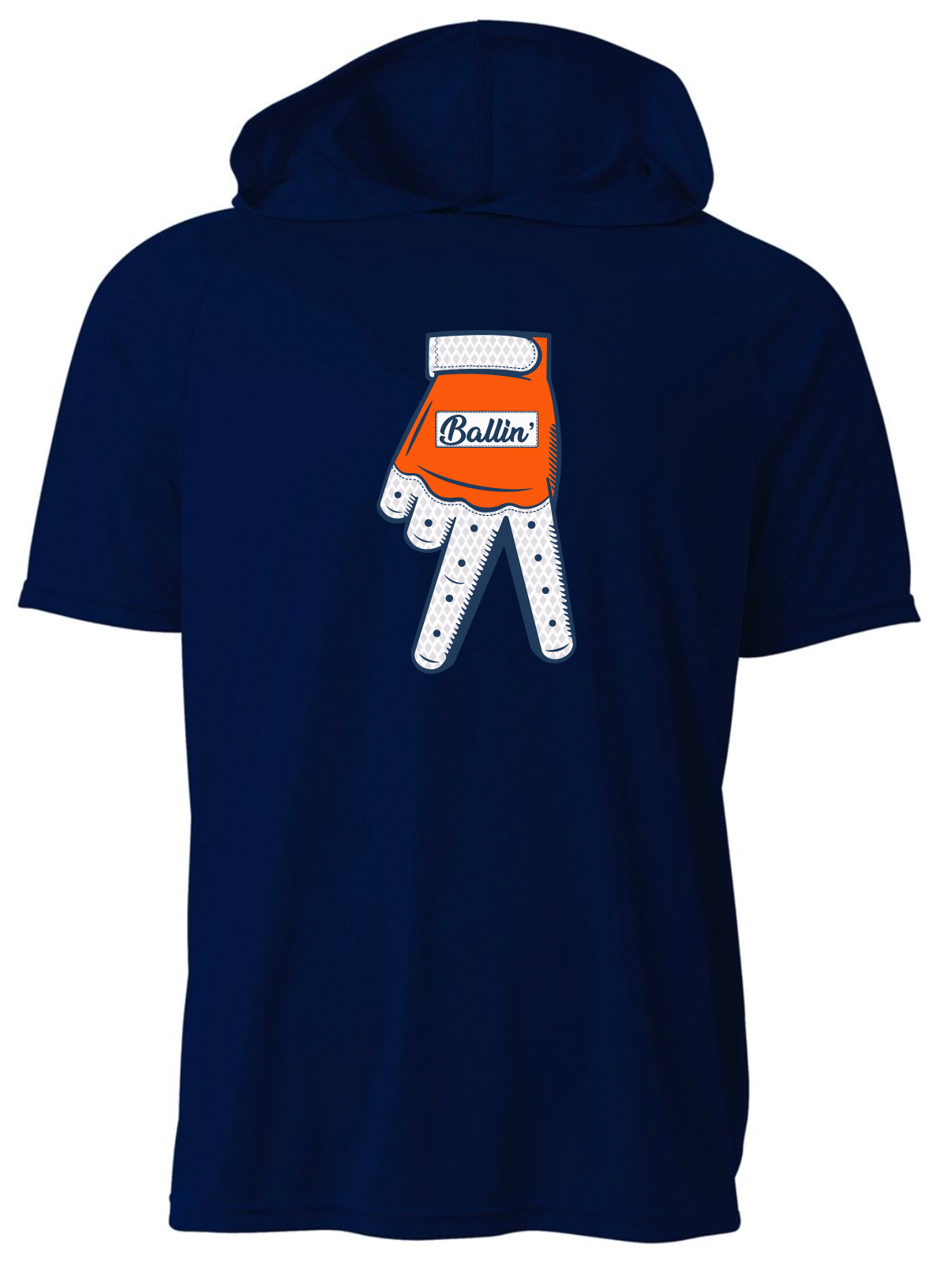 Ballin' Short Sleeve Performance Hoodie (Youth)