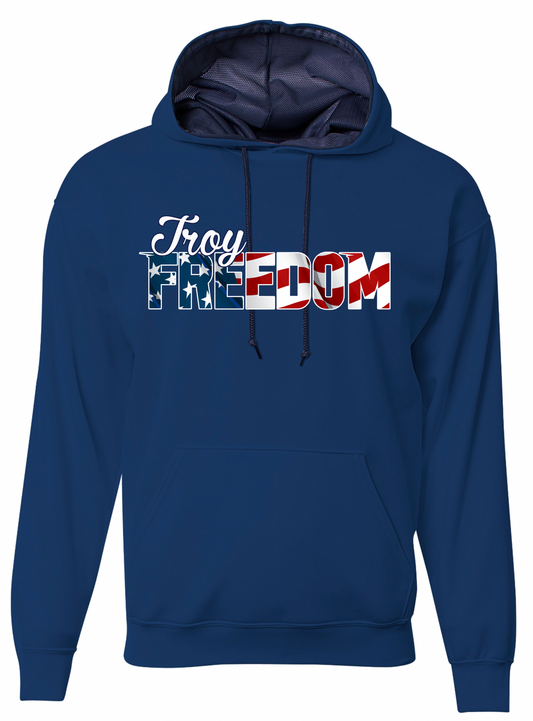 Troy Freedom Custom Fan A4 Fleece Hoodie (Youth & Adult)